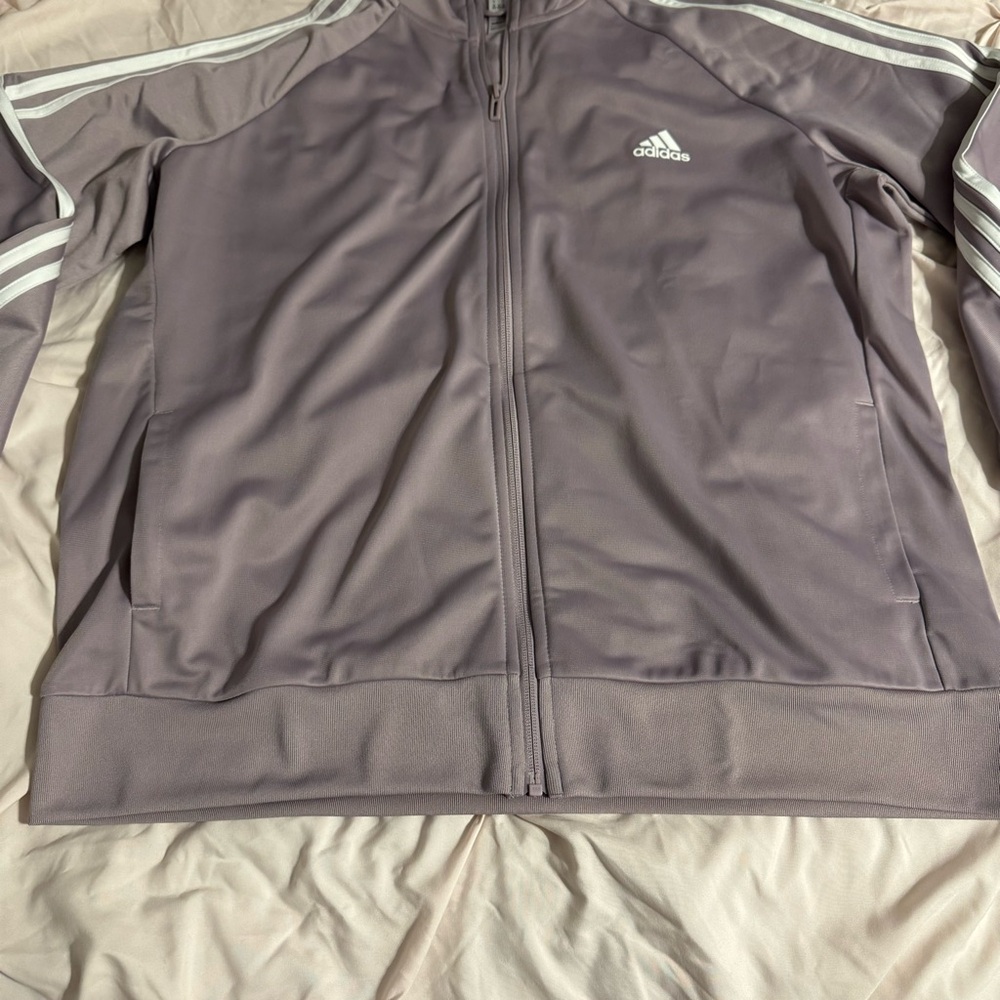 Adidas Purple Track Jacket - Picture 5 of 8